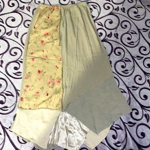 Small or 14 Jr Miss Maxi Skirt Patchwork
